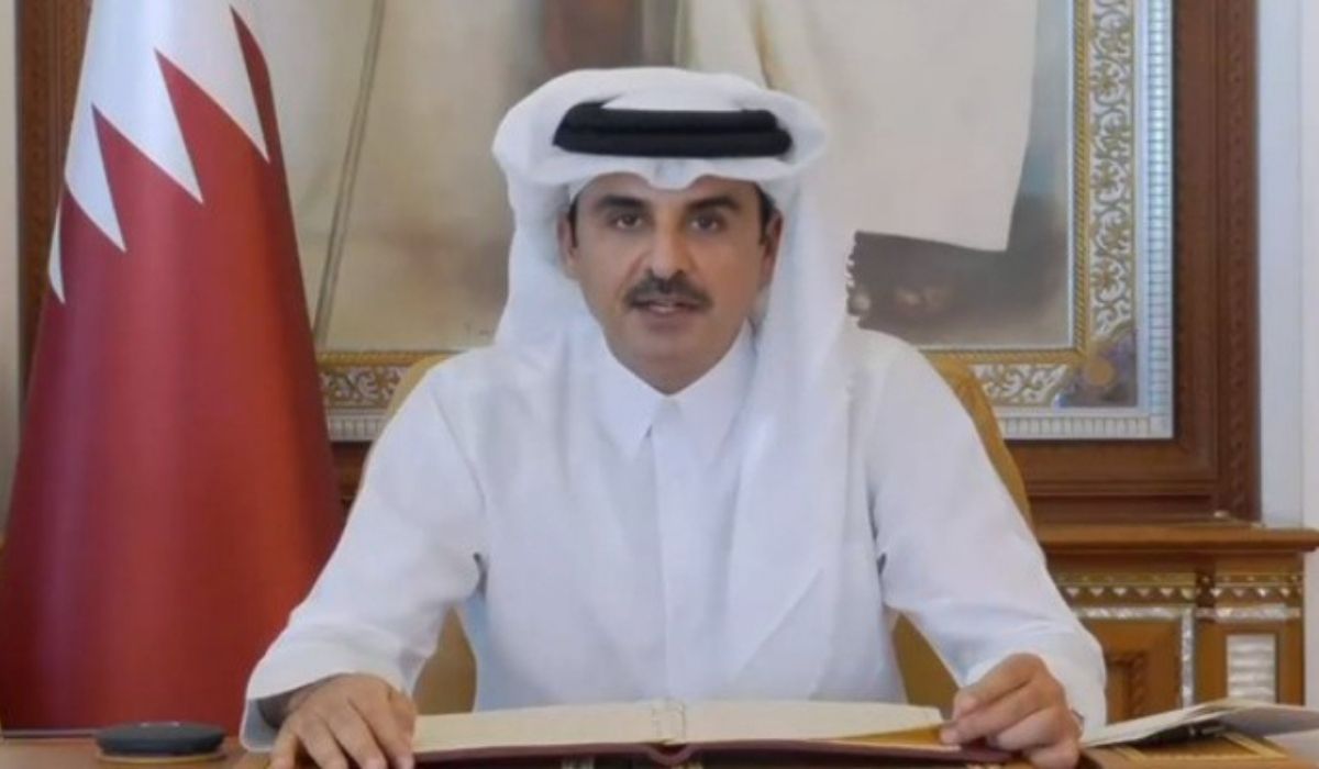 HH the Amir exchanges Eid Al-Adha greetings with Sultan of Oman